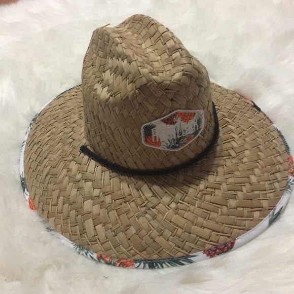branded straw hats